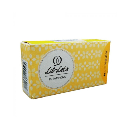 Lil-Lets Stay Comfortable During Your Period: Lil-Lets Non Applicator Tampons Regular 16's"