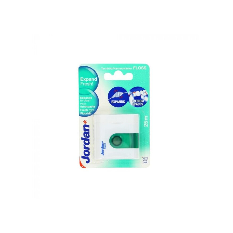 Jordan Expand Fresh Floss 25 m, For Optimal Oral Hygiene And Fresh Breath