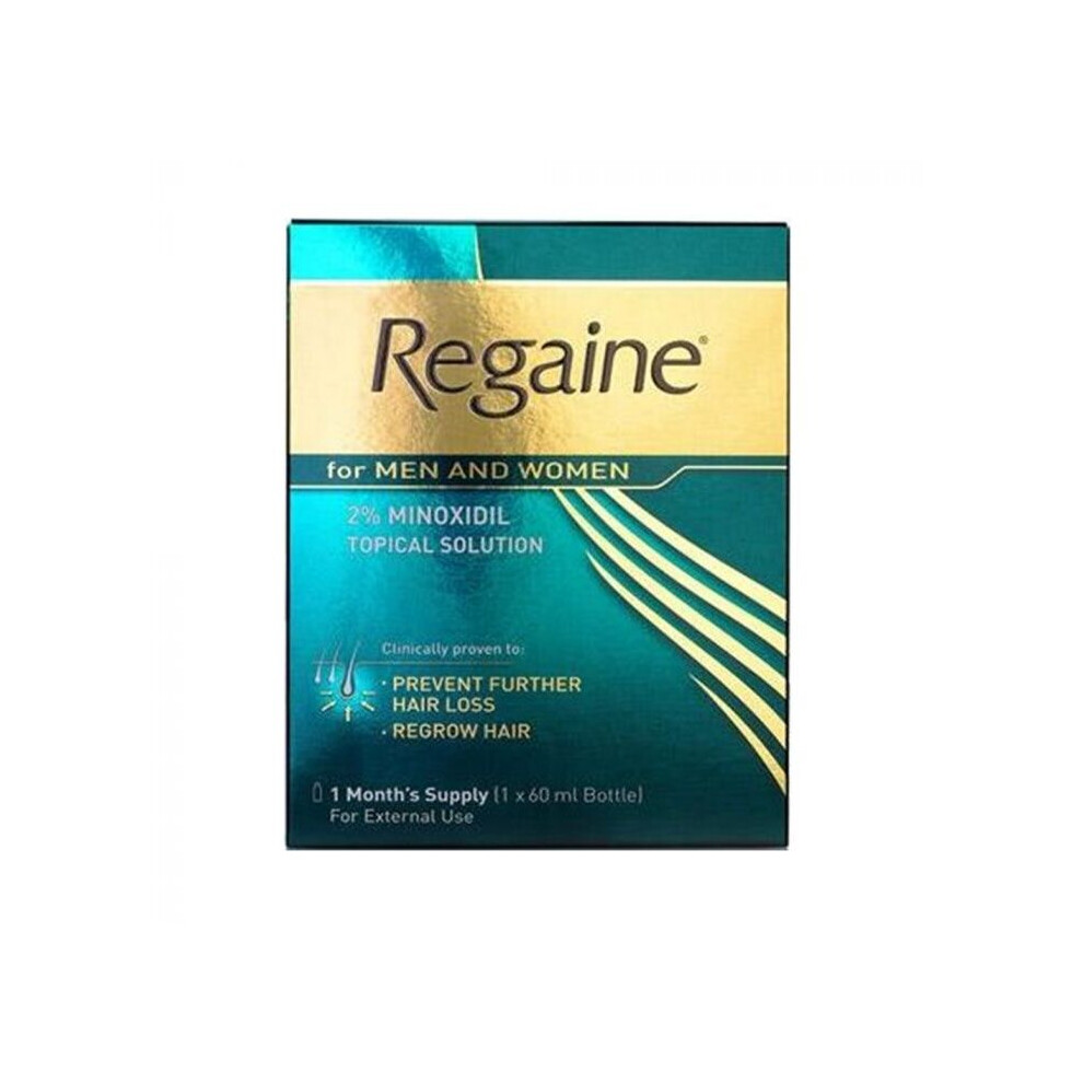 Regaine For Men & Women 2% Minoxidil Topical Hair Regrowth Solution 60ml