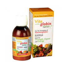 Vitaglobin Syrup 200ml, Ideal For Strength, Vigour And Energy