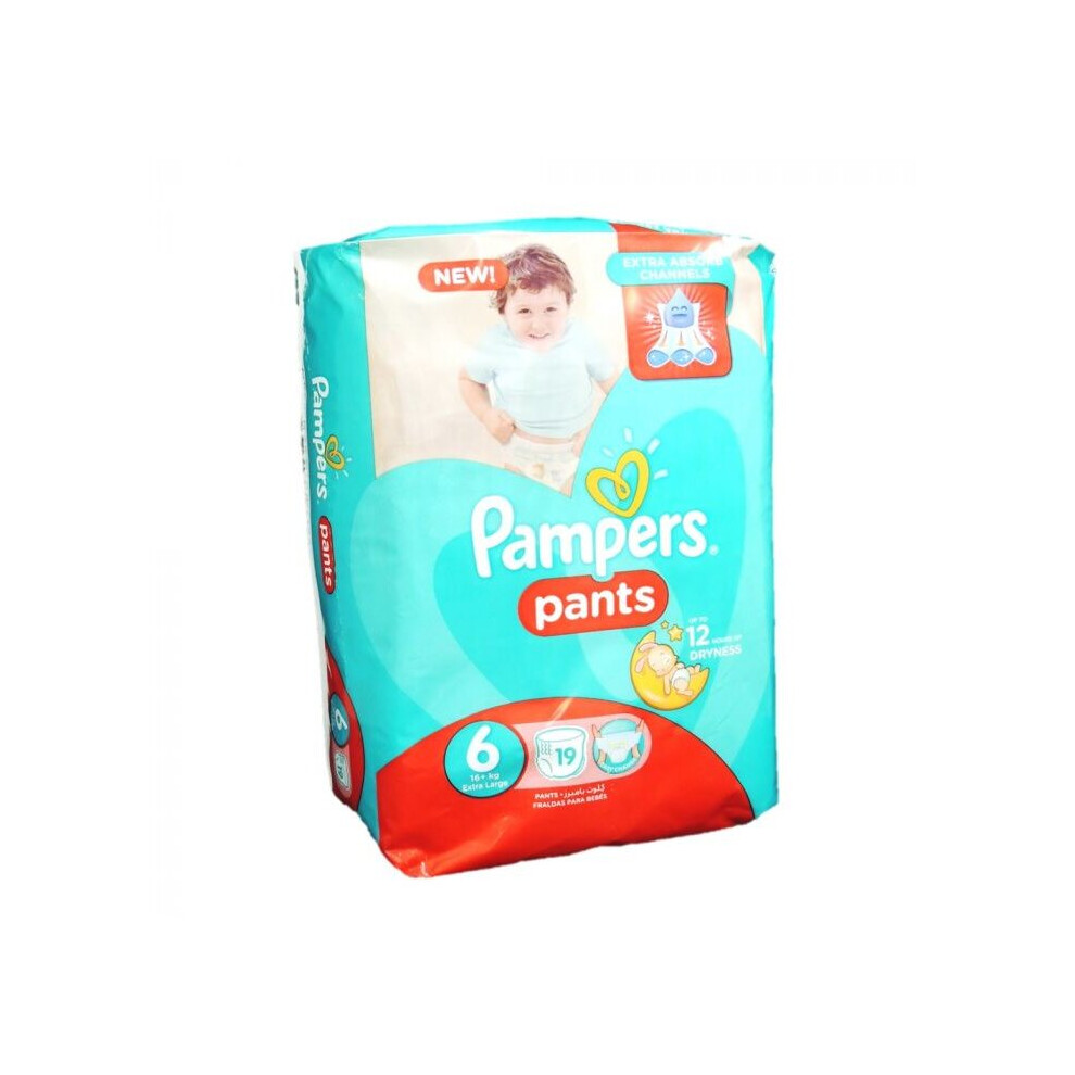 Pampers Pants Size 6 16+ kg Extra Large Carry Pack 19's