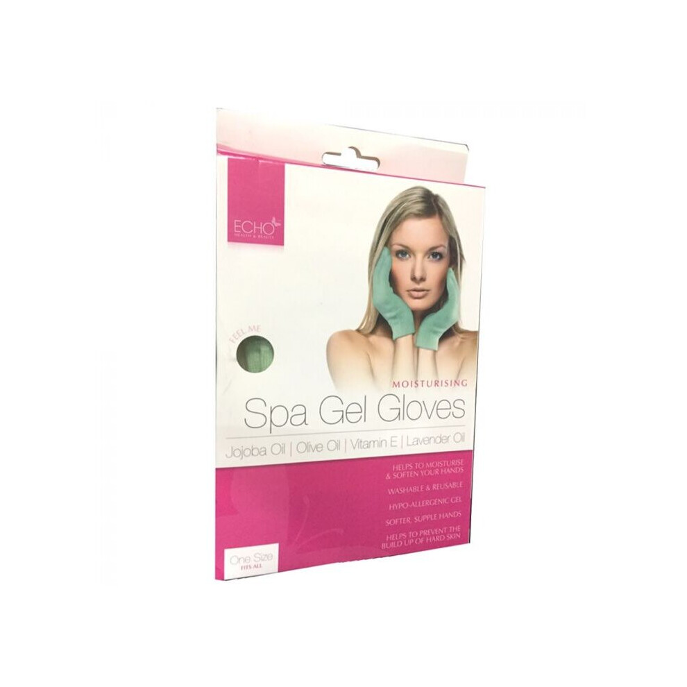 Echo Moisturising Spa Gel Gloves, Helps To Moisturise & Soften Your Hands