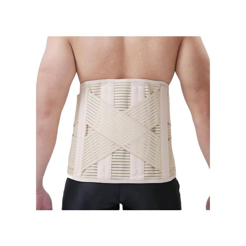 Olympa Breathable Back Support With Stays Beige
