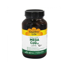 Country Life Maxi-Sorb Mega CoQ10 Softgels 60's Dietary Supplement Supports Heart Function 100mg