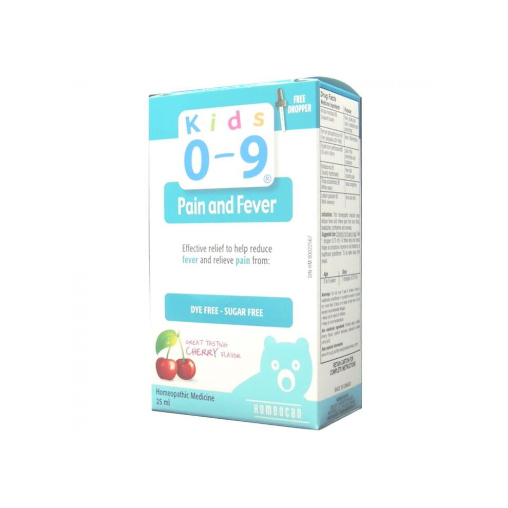 Kids 0-9 Pain and Fever 25ml