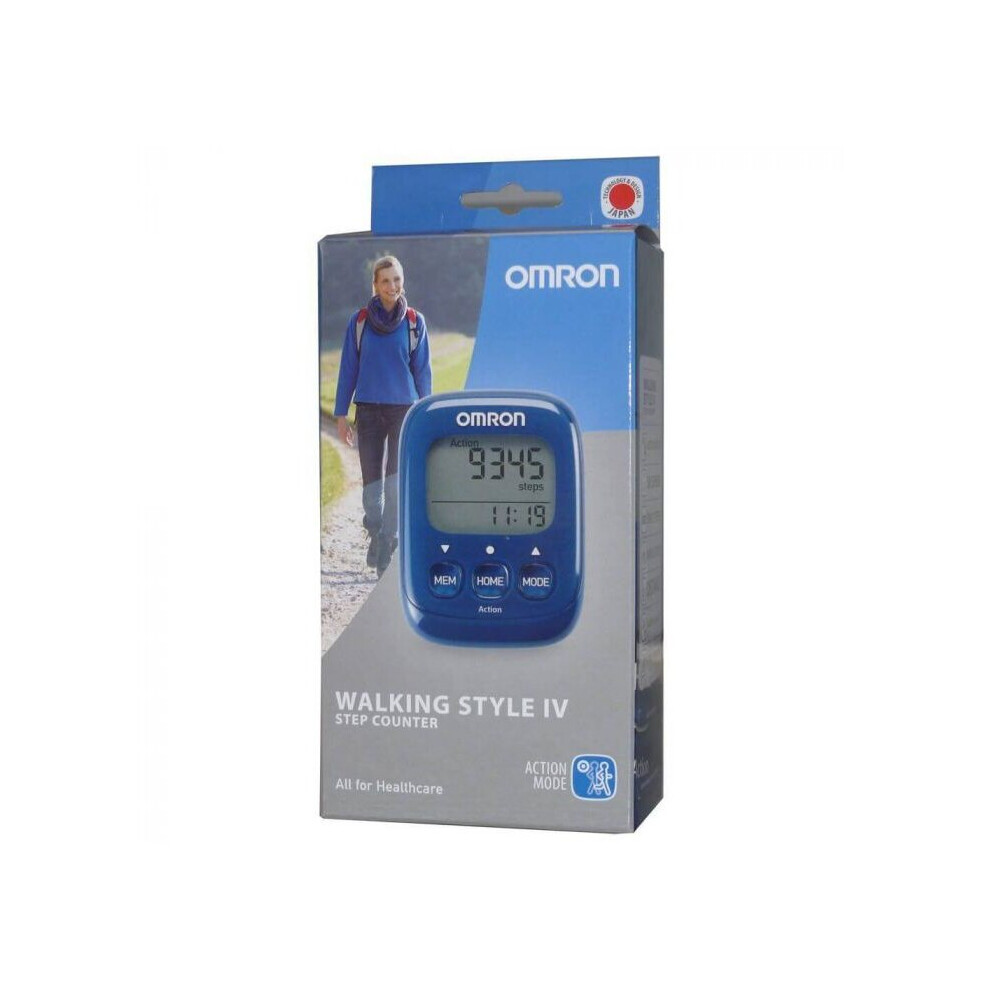 Omron Walking Style IV, Accurate Step Counting, Versatile And Easy To Use