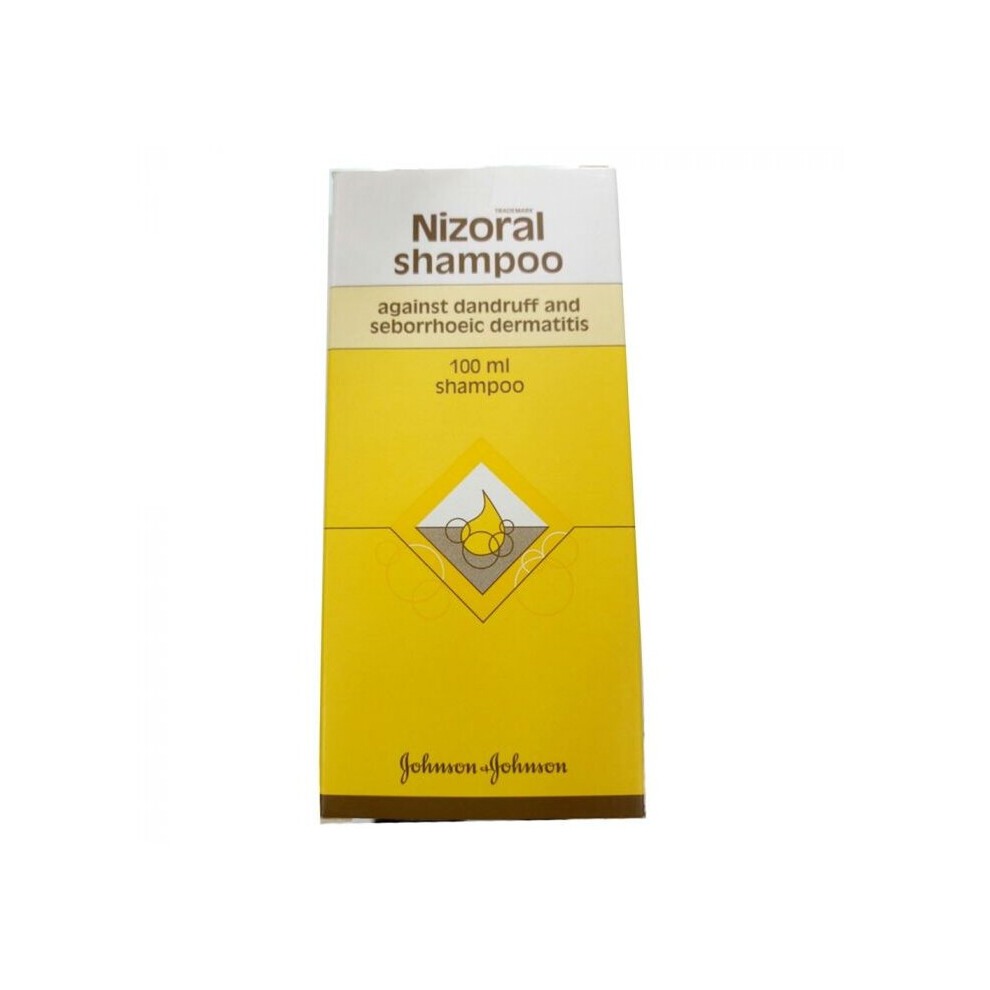 Nizoral Shampoo Against Dandruff , Silky & Smooth Hairs And Seborrhoeic Dermatitis For All Type Of Hairs100ml