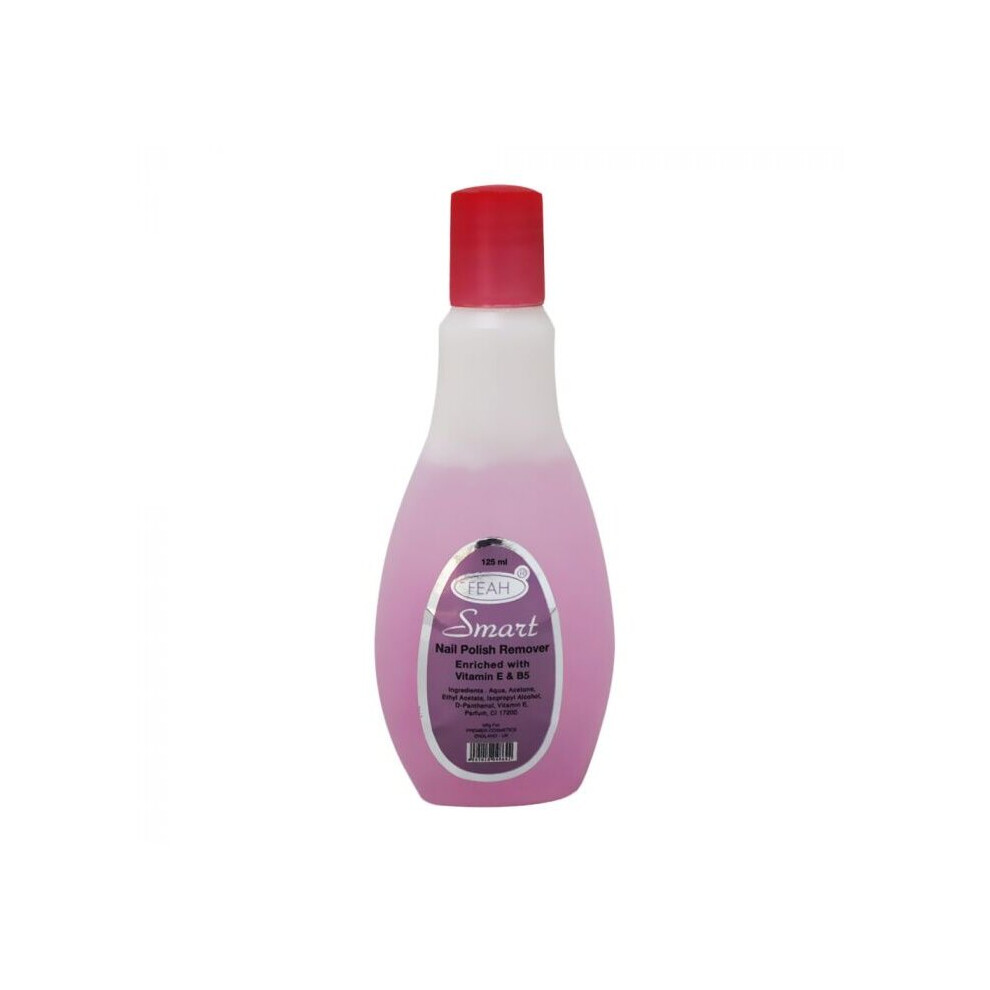 Smart Nail Polish Remover 125ml, Contains Vitamins E & B5, Best Care For Your Nails