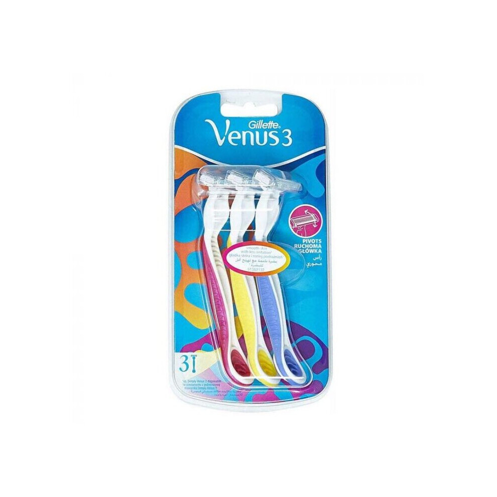 Gillette Simply Venus 3 Plus Disposable Razor 3's 28846