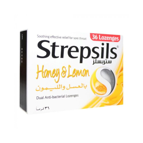 Strepsils Honey & Lemon Lozenges 36's