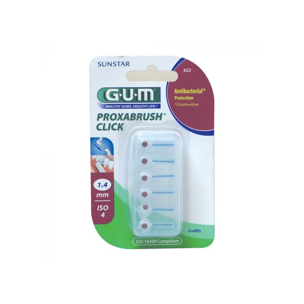 Butler Gum Proxabrush Click Refill 6'S