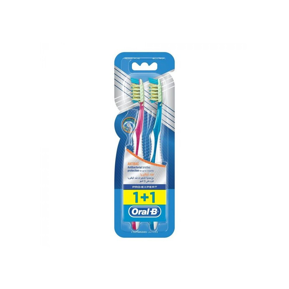 Oral B Pro-Expert Cross Action Antibacterial Tooth Brush 40