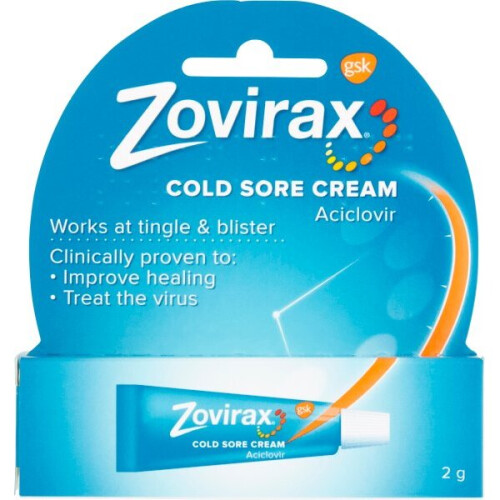 Zovirax Cold Sore Cream Tube 2g