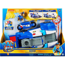 PAW Patrol Stora Lastbilsvalpar - Zuma Actionfigur med Räddningsdrönare och Kommandocentral