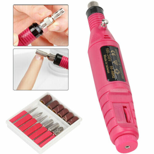 Electric Nail File Drill Professional Manicure Pedicure Machine Set 2