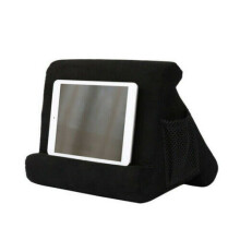(Black) Tablet Stand Pillow Holder & Mobile Phone Holder