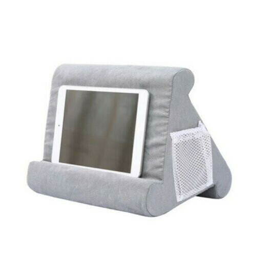 Ranpo (Grey) Tablet Stand Pillow Holder & Mobile Phone Holder