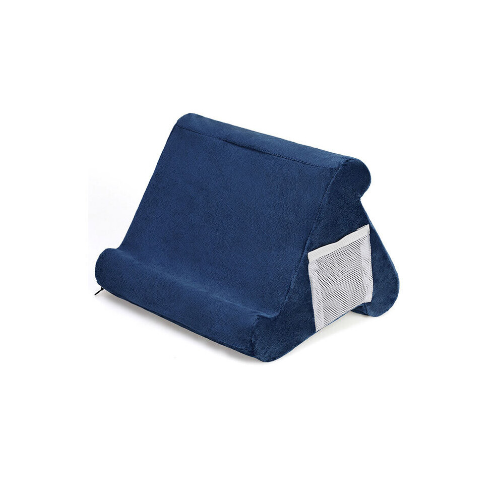 Ranpo (Navy ) Tablet Stand Pillow Holder & Mobile Phone Holder Blue