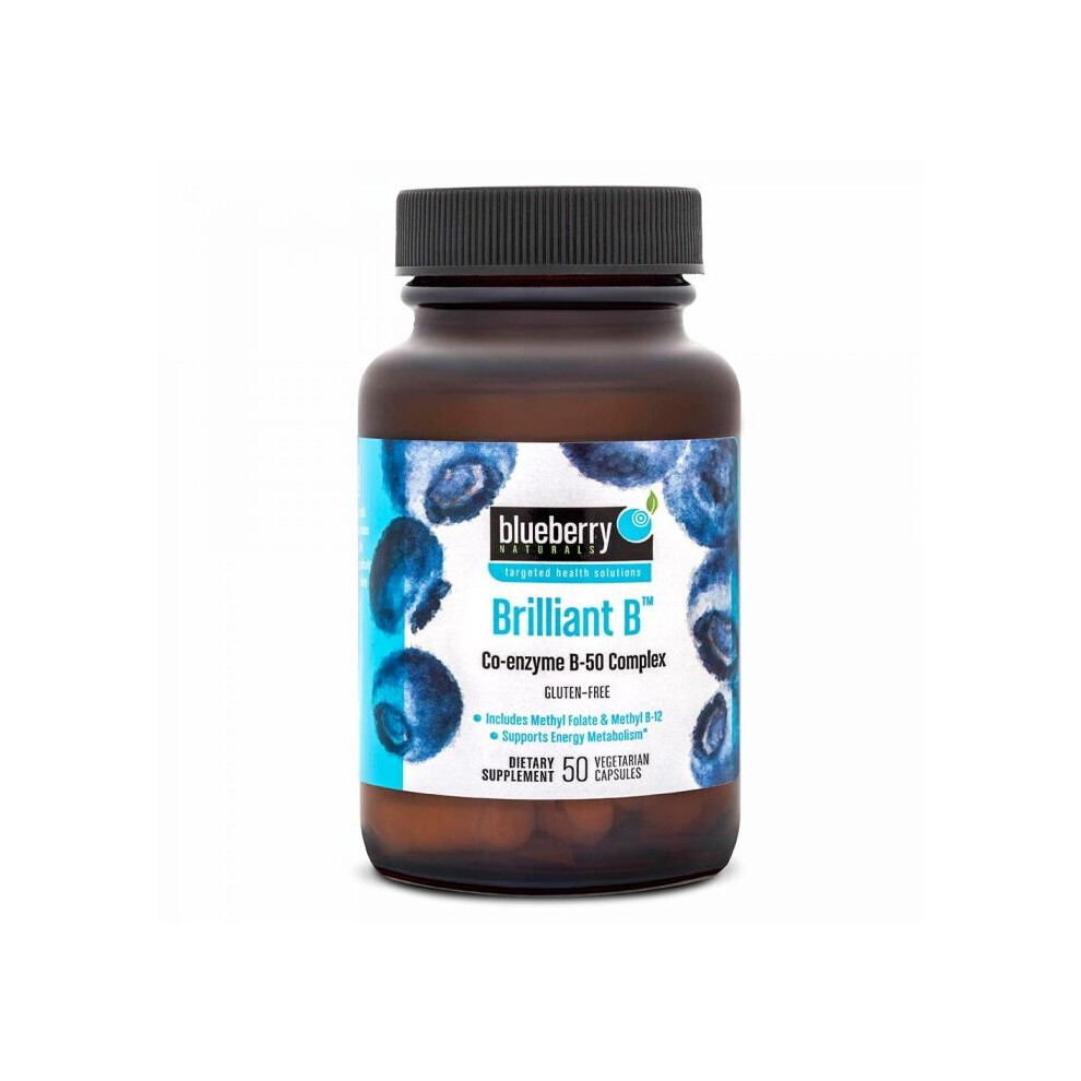 Blueberry Naturals Brilliant B Vegetarian Capsules 50'S B0111