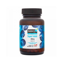 Blueberry Naturals Super Folate 800 mcg Lozenges 60's B0081