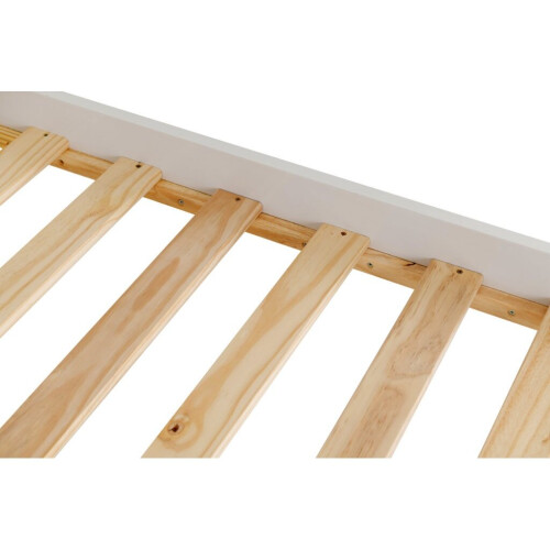 Monaco 3FT Single Low Foot End Bed Frame Only - White 1
