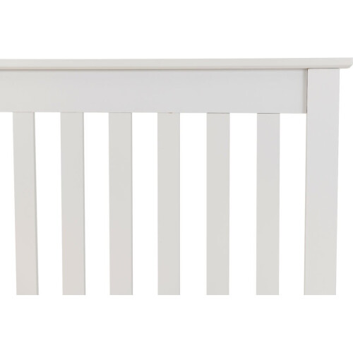 Monaco 3FT Single Low Foot End Bed Frame Only - White 2