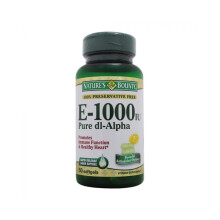 Nature's Bounty E-1000IU Pure dl-Alpha Softgels Supports Immune & Antioxidant Health 50's
