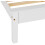 Monaco 3FT Single Low Foot End Bed Frame Only - White 5