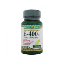 Nature's Bounty E-400IU Pure dl-Alpha Softgels High Potency Vitamin E 100's
