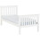 Monaco 3FT Single High Foot End Bed  Frame Only - White 2