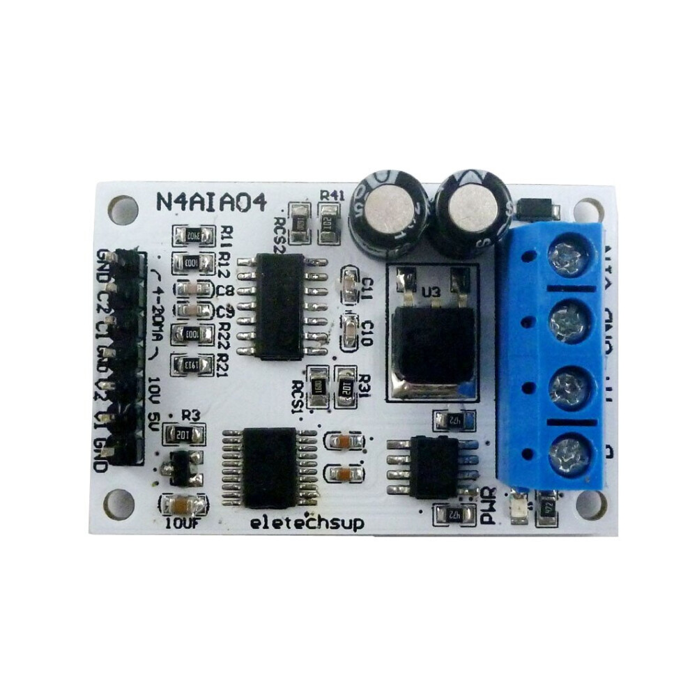 4-20Ma/0-20Ma/0-5V/0-10V 4Ch Voltage Analog Acquisition Rs485 Modbus Rtu Adc Module 774048924108