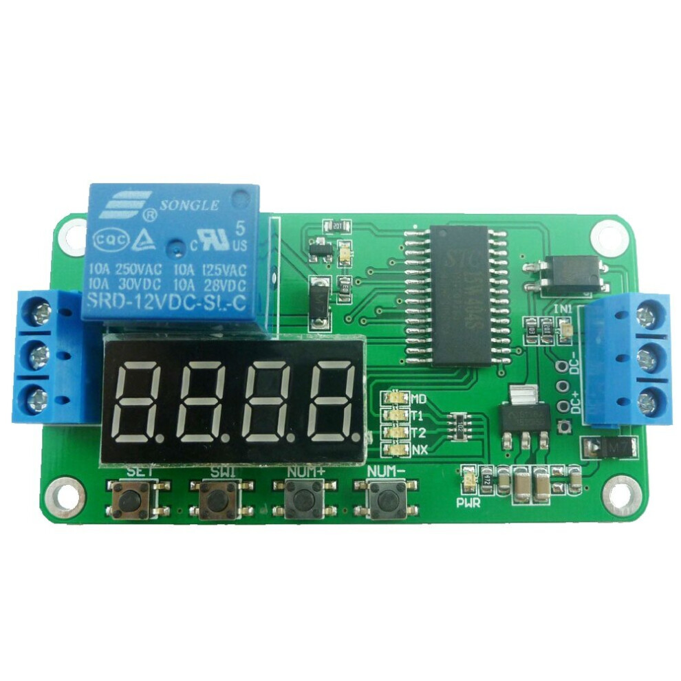 Dc 5V 12V 24V Multifunction Delay Relay Time Switch Turn On/Off Plc Module 774048924368