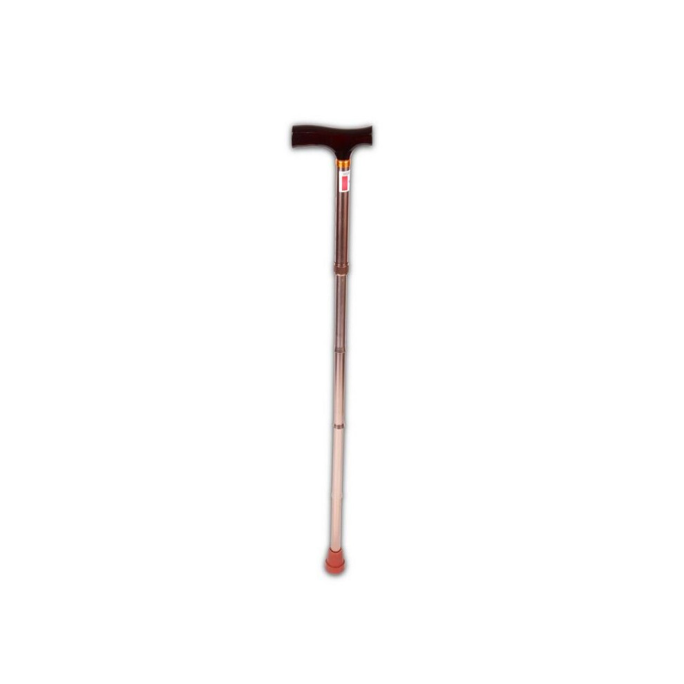 Media6 Foldable Walking Stick, Lightweight, Height Adjustable