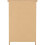 Seconique Nevada 3 Drawer Bedside Chest Grey Gloss/Light Oak Effect Veneer 4