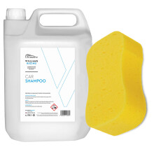 Williams Racing PH Neutral 5 Litre Car Shampoo with added Jumbo Sponge