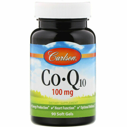 Carlson, CoQ10, 100 mg, 90 Softgels