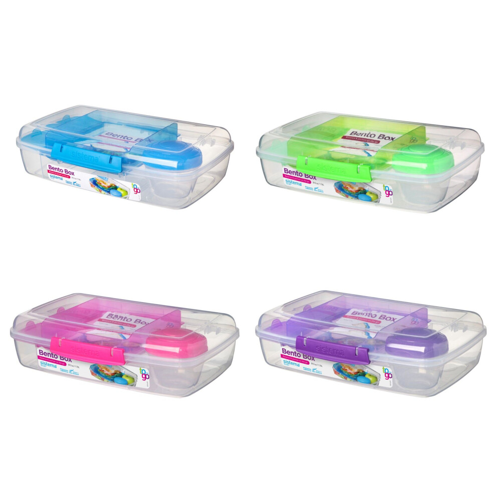 Sistema Bento Box 1.76L Portions Healthy Eating Work School On The Go