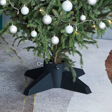 vidaXL Christmas Tree Stand Green Xmas Traditional Tree Holder Stand Plastic