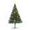 VidaXL vidaXL Artificial Pre-lit Christmas Tree with Baubles Artificial Tree Green 5