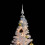 VidaXL vidaXL Artificial Pre-lit Christmas Tree with Baubles Artificial Tree White 3