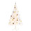 VidaXL vidaXL Artificial Pre-lit Christmas Tree with Baubles Artificial Tree White 6