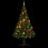 VidaXL vidaXL Artificial Pre-lit Christmas Tree with Baubles Artificial Tree Green 2