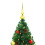 VidaXL vidaXL Artificial Pre-lit Christmas Tree with Baubles Artificial Tree Green 7