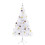 VidaXL vidaXL Artificial Pre-lit Christmas Tree with Baubles Artificial Tree White 7