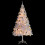 VidaXL vidaXL Artificial Pre-lit Christmas Tree with Baubles Artificial Tree White 2
