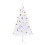 VidaXL vidaXL Artificial Pre-lit Christmas Tree with Baubles Artificial Tree White 7