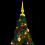 VidaXL vidaXL Artificial Pre-lit Christmas Tree with Baubles Artificial Tree Green 3