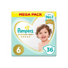 Babies formula Pampers Premium Care Size 6 +15 kg Jumbo Pack: Superior comfort and protection