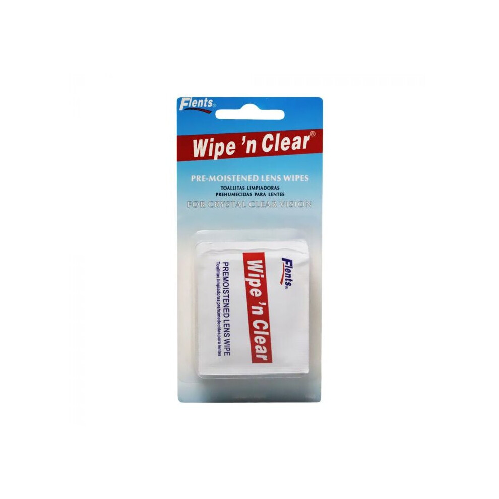Flents Wipe N' Clear Pre-Moistened Lens Wipes Perfect Cleaner 6'S 409