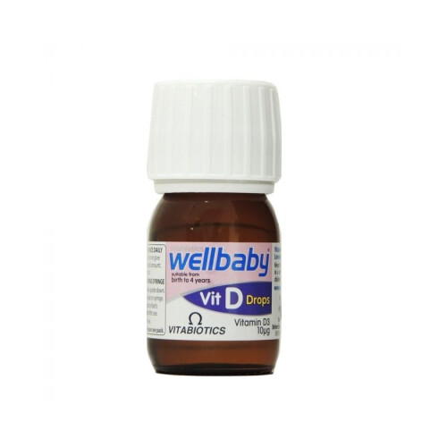 Vitabiotics Vitabiotics Wellbaby Vit D Drops 30ml